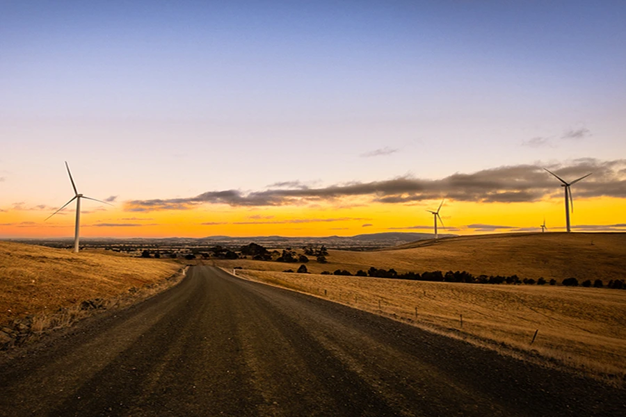 Parque eólico Ararat, en Australia.